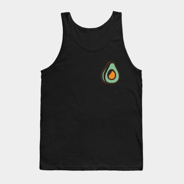 Avocado pocket Tank Top by Roble